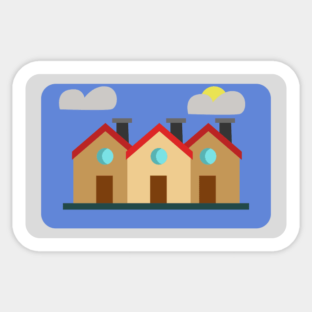 House Art Sticker by Wanda City